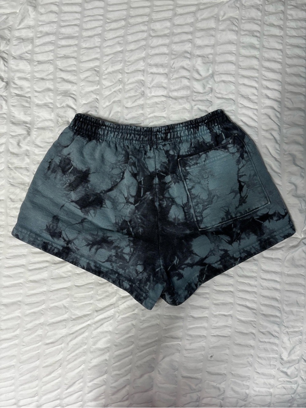 Civil Regime Black Tie-Dye Floral Graphic Women’s Shorts - Picture 2 of 2
